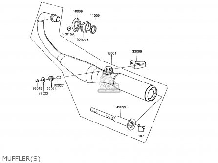 MUFFLER(S) - AR80C8 1990 UNITED KINGDOM