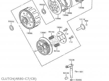 CLUTCH(AR80-C7/C8) - AR80C8 1990 UNITED KINGDOM