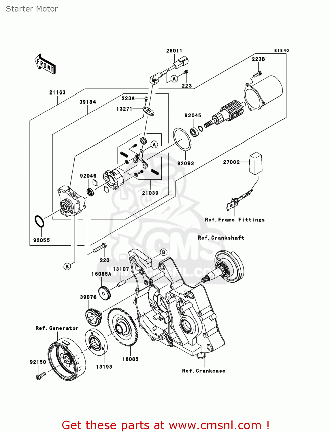 kawasaki fury 125 clutch assembly