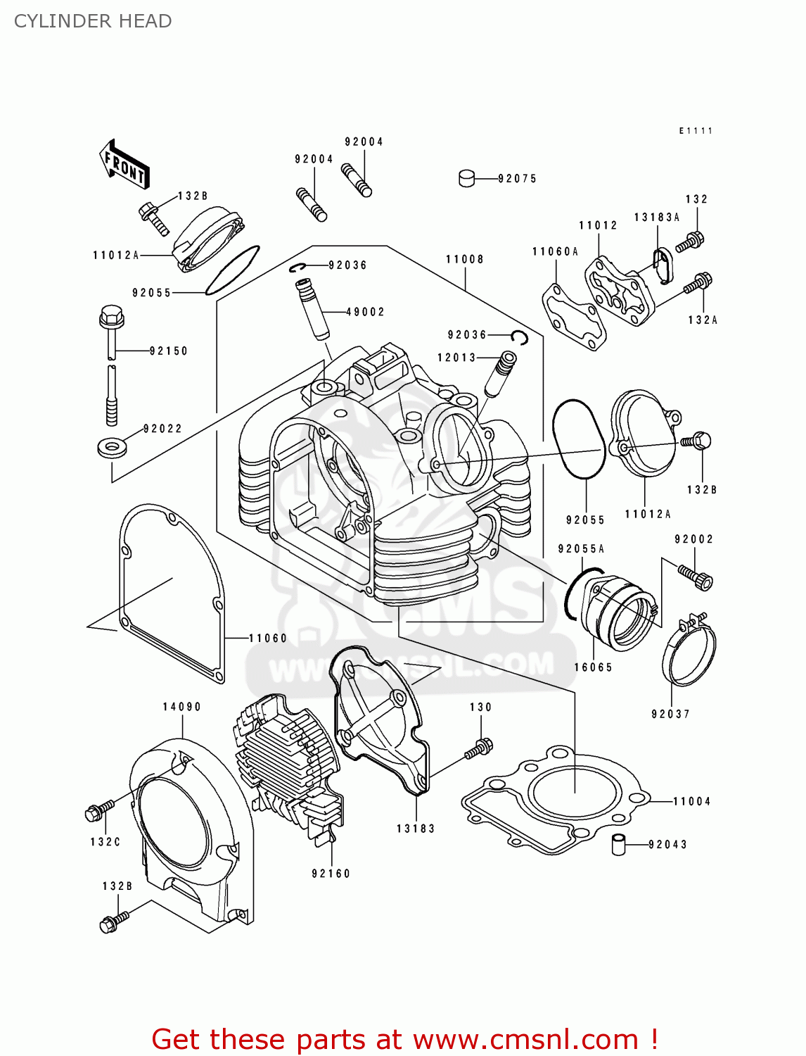 CYLINDER HEAD BJ250A2 ESTRELLA 1994 FG
