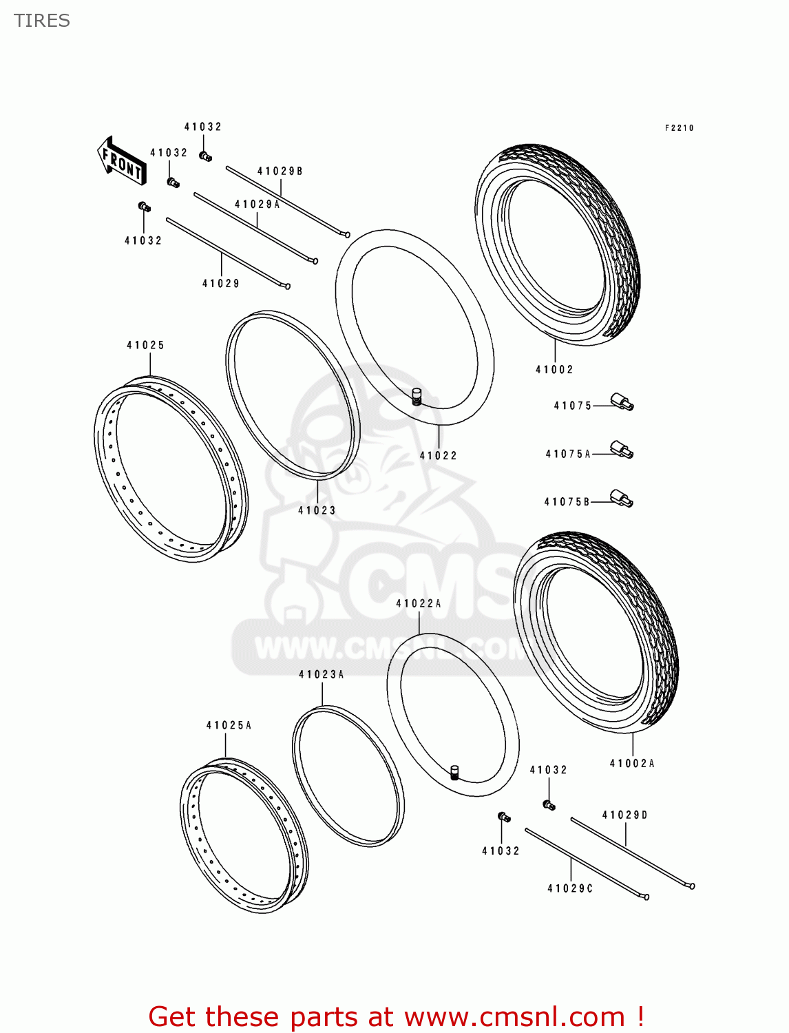 TIRES BJ250A2 ESTRELLA 1994 FG