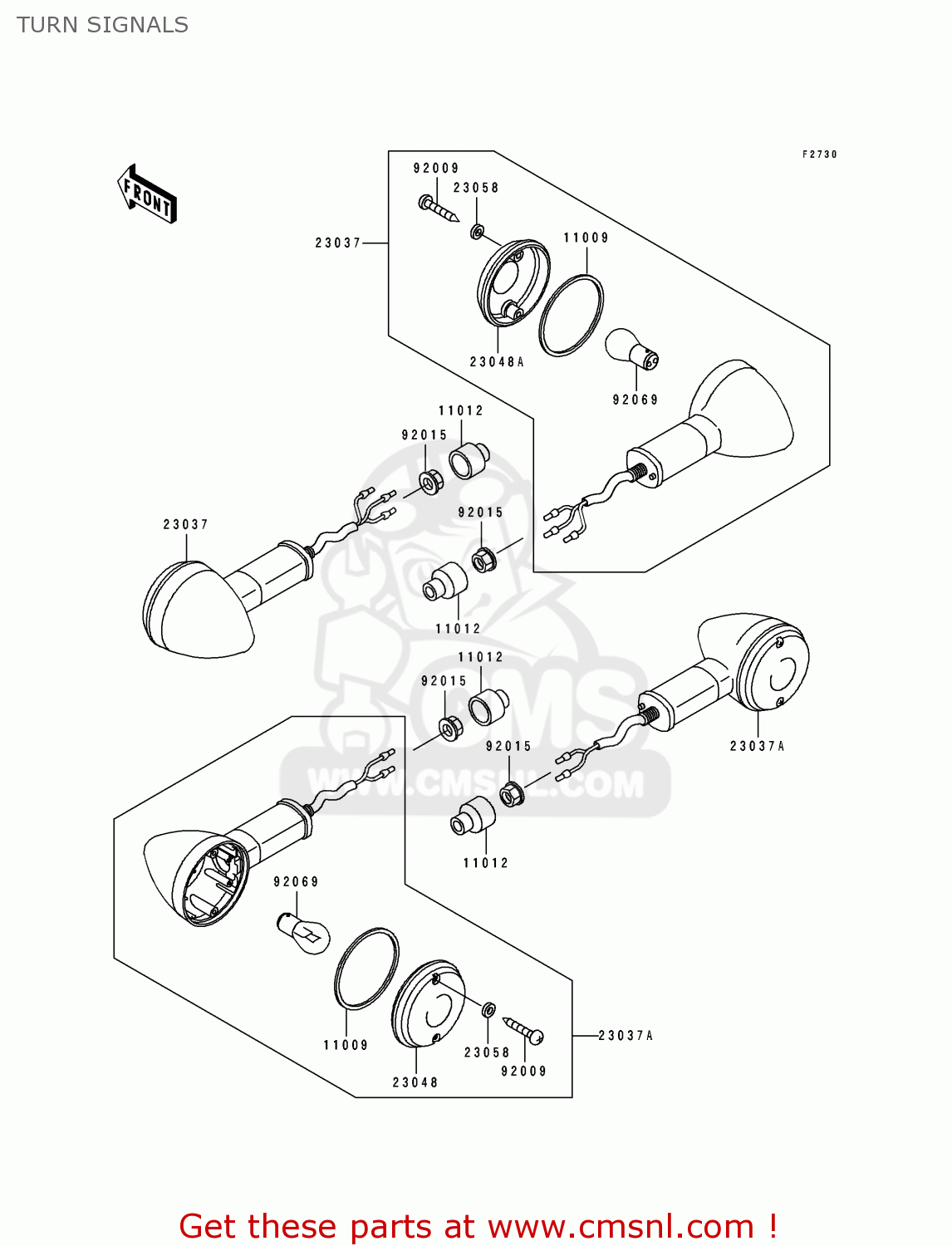 TURN SIGNALS BJ250A2 ESTRELLA 1994 FG