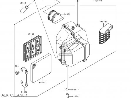 AIR CLEANER - BJ250A2 ESTRELLA 1994 FG