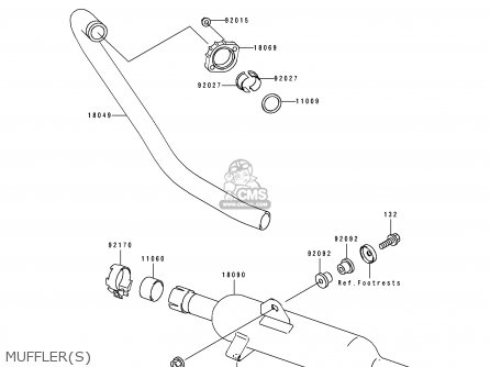 MUFFLER(S) - BJ250A2 ESTRELLA 1994 FG