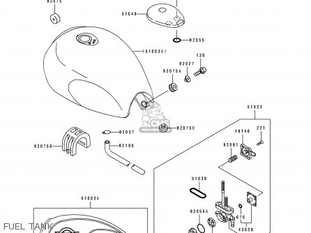 FUEL TANK - BJ250A2 ESTRELLA 1994 FG