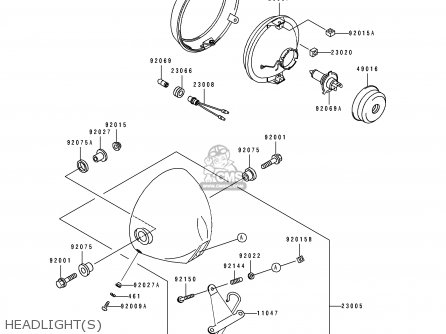 HEADLIGHT(S) - BJ250A2 ESTRELLA 1994 FG
