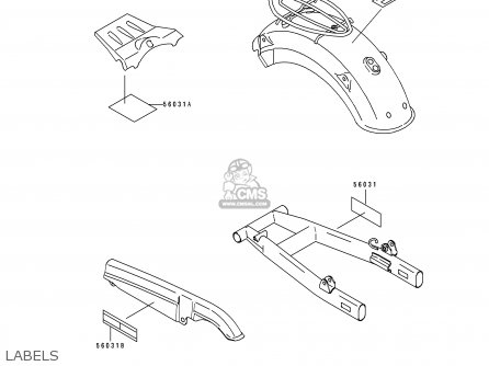 LABELS - BJ250A2 ESTRELLA 1994 FG