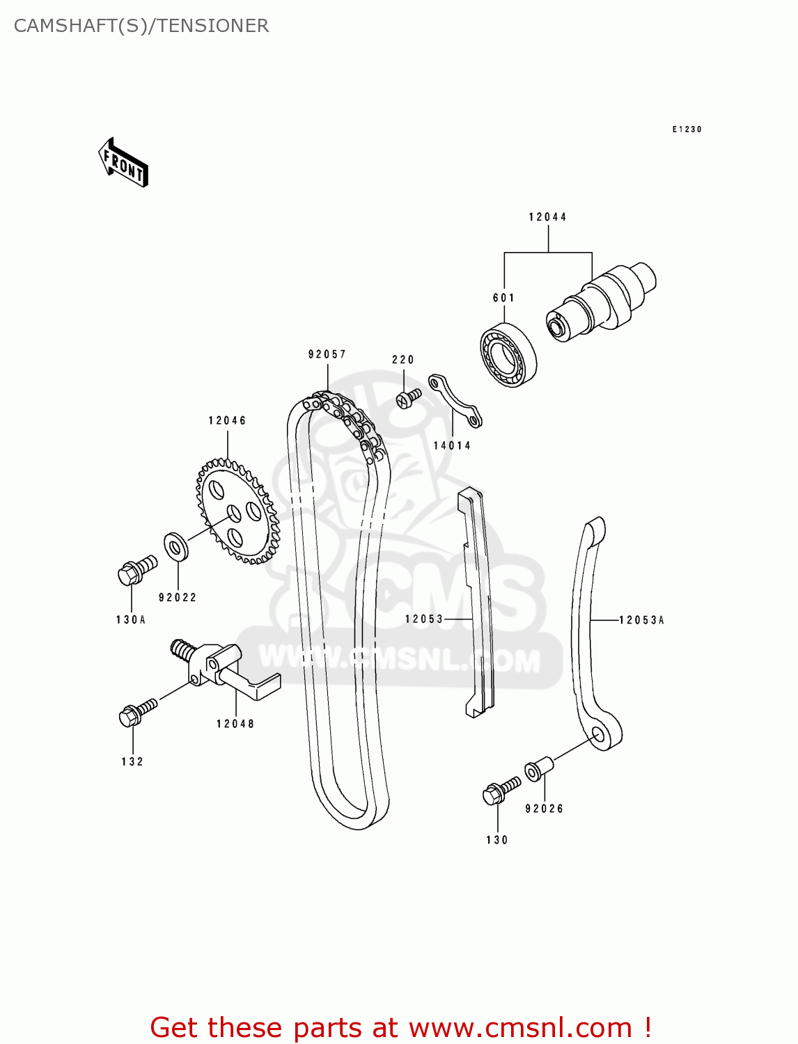 CAMSHAFT(S)/TENSIONER BJ250A3 ESTRELLA 1995 FG
