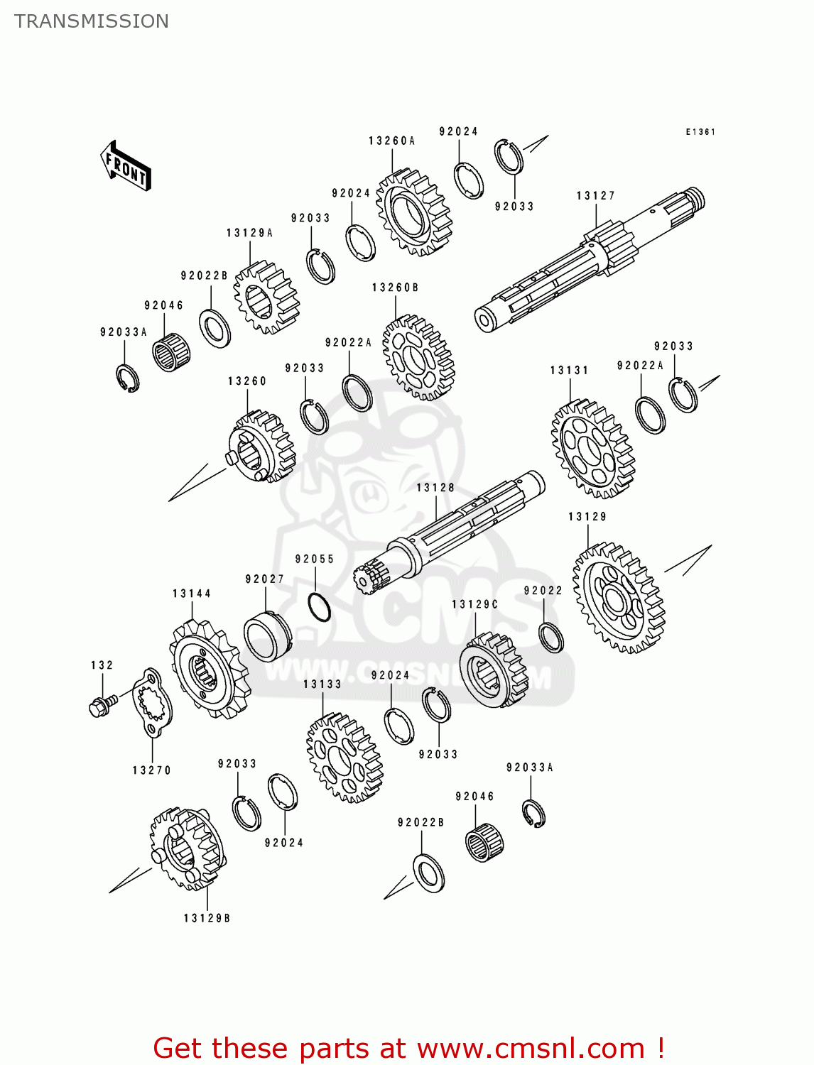 TRANSMISSION BJ250A3 ESTRELLA 1995 FG