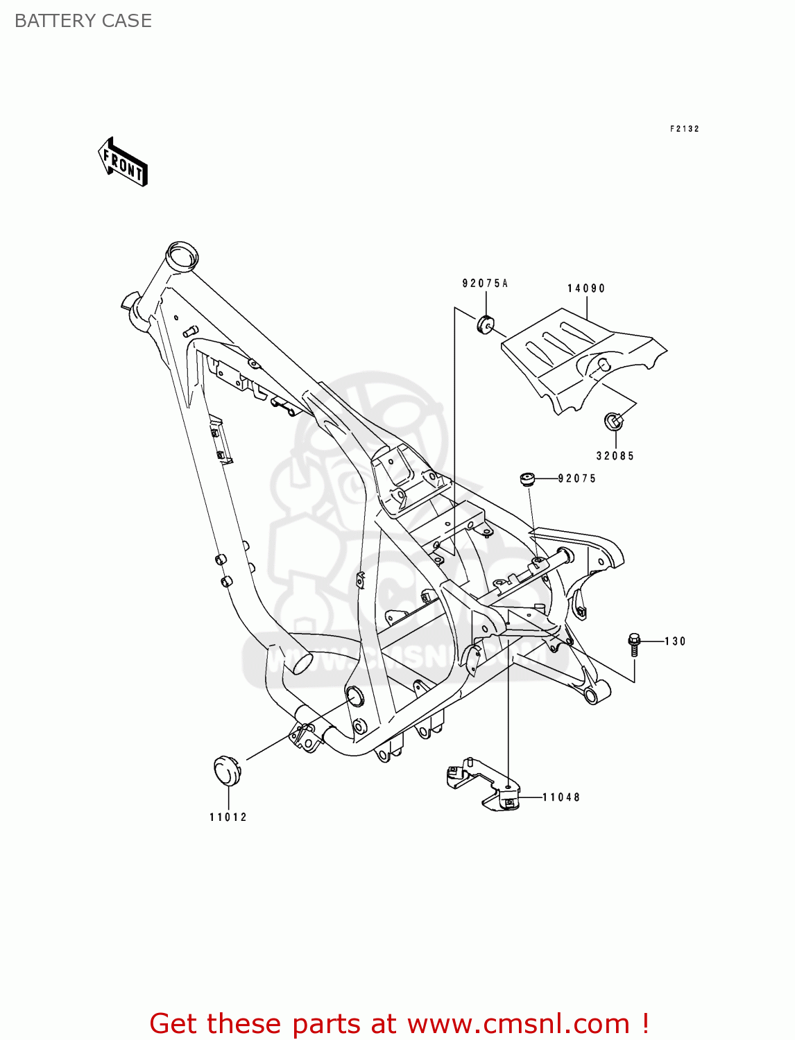 BATTERY CASE BJ250A3 ESTRELLA 1995 FG