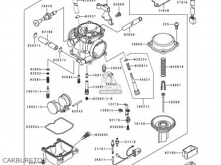 CARBURETOR - BJ250A3 ESTRELLA 1995 FG