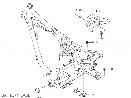 BATTERY CASE - BJ250A3 ESTRELLA 1995 FG
