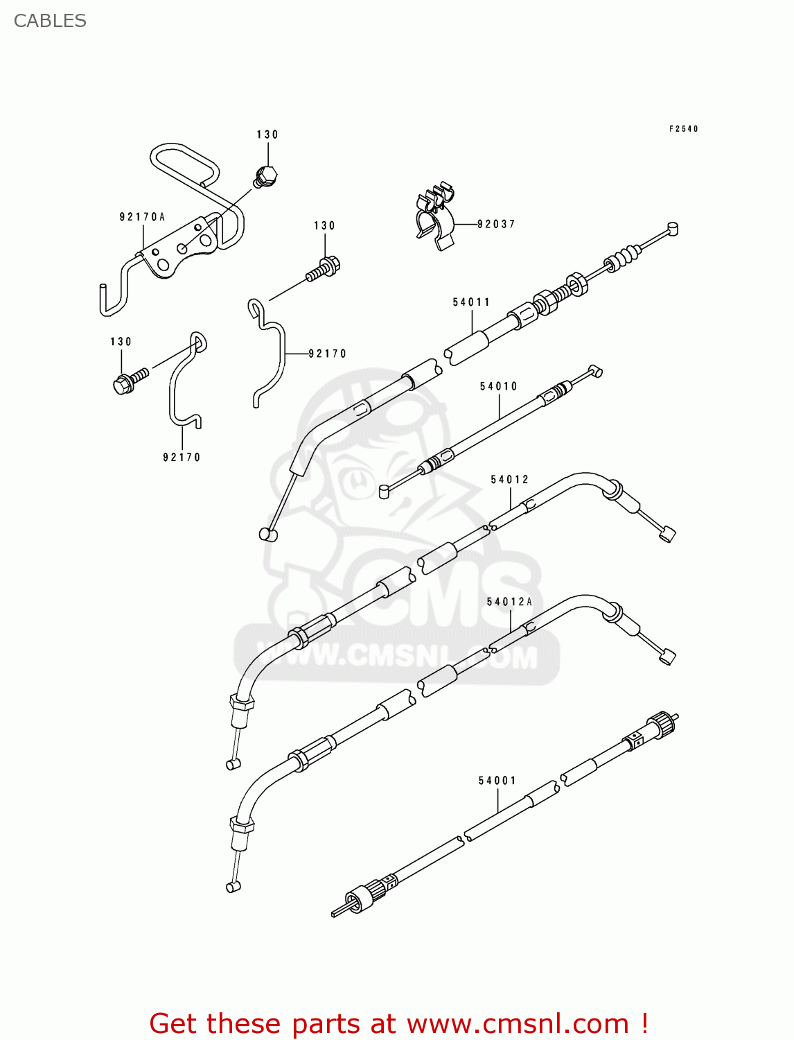 CABLES BJ250C2 ESTRELLA 1996 FRANCE NL AR FG