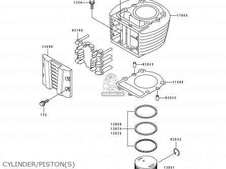 CYLINDER/PISTON(S) - BJ250C2 ESTRELLA 1996 FRANCE NL AR FG