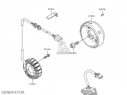 GENERATOR - BJ250C2 ESTRELLA 1996 FRANCE NL AR FG