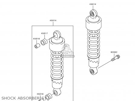 SHOCK ABSORBER(S) - BJ250C2 ESTRELLA 1996 FRANCE NL AR FG