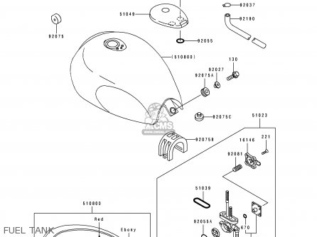 FUEL TANK - BJ250C2 ESTRELLA 1996 FRANCE NL AR FG