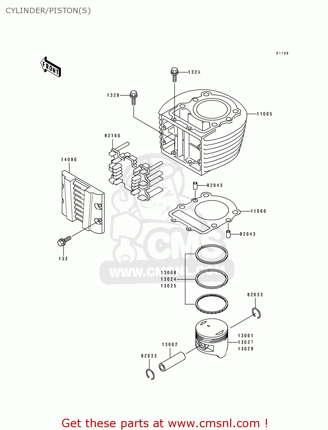 CYLINDER/PISTON(S) BJ250C3 ESTRELLA 1997 AUSTRIA