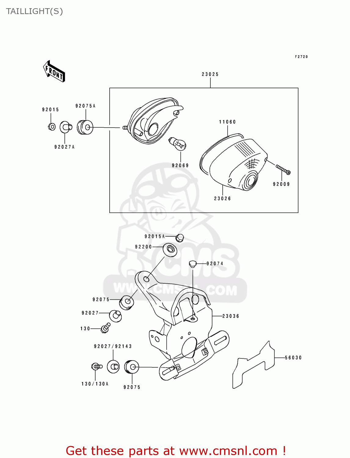 TAILLIGHT(S) BJ250C3 ESTRELLA 1997 AUSTRIA