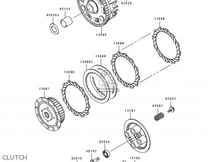 CLUTCH - BJ250C3 ESTRELLA 1997 AUSTRIA