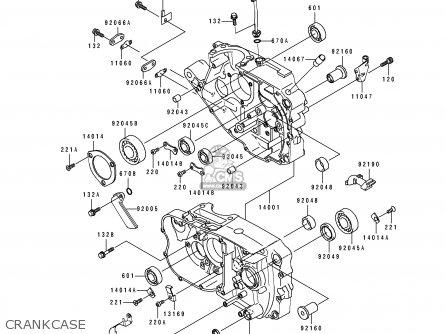 CRANKCASE - BJ250C3 ESTRELLA 1997 AUSTRIA