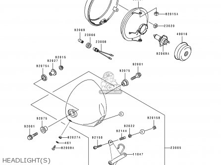 HEADLIGHT(S) - BJ250C3 ESTRELLA 1997 AUSTRIA