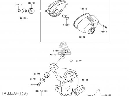 TAILLIGHT(S) - BJ250C3 ESTRELLA 1997 AUSTRIA