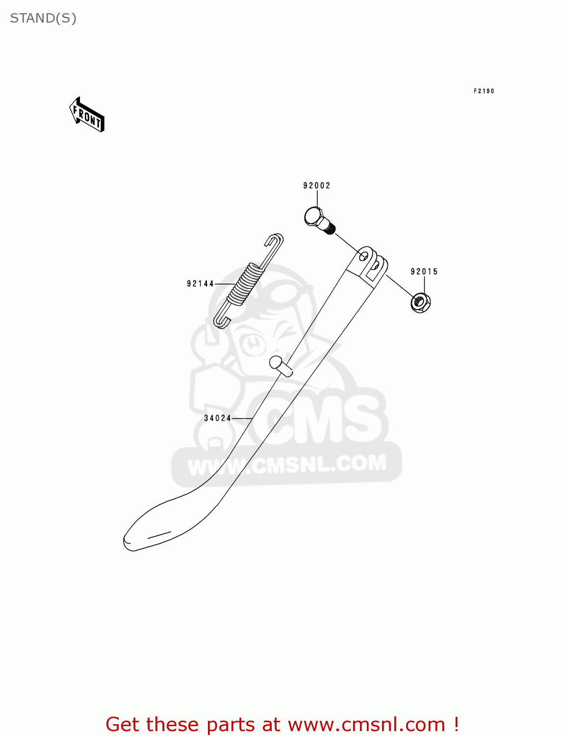 STAND(S) BN125A1 ELIMINATOR 1998 EUROPE UK FR AR FG GR NR SD SP ST