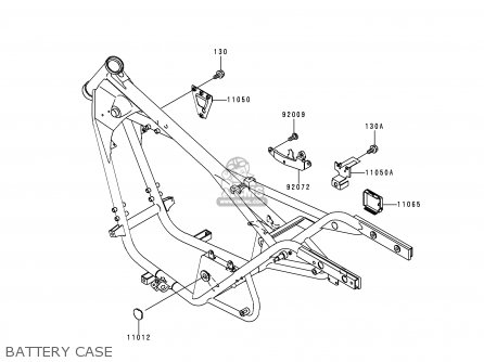 BATTERY CASE - BN125A1 ELIMINATOR 1998 EUROPE UK FR AR FG GR NR SD SP ST
