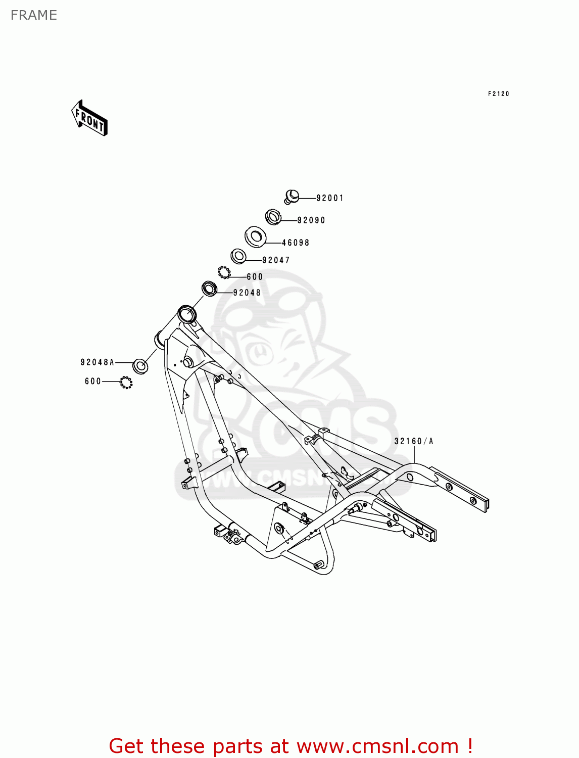FRAME BN125A2 ELIMINATOR 1999 EUROPE UK FR AR FG GR NR SD SP ST
