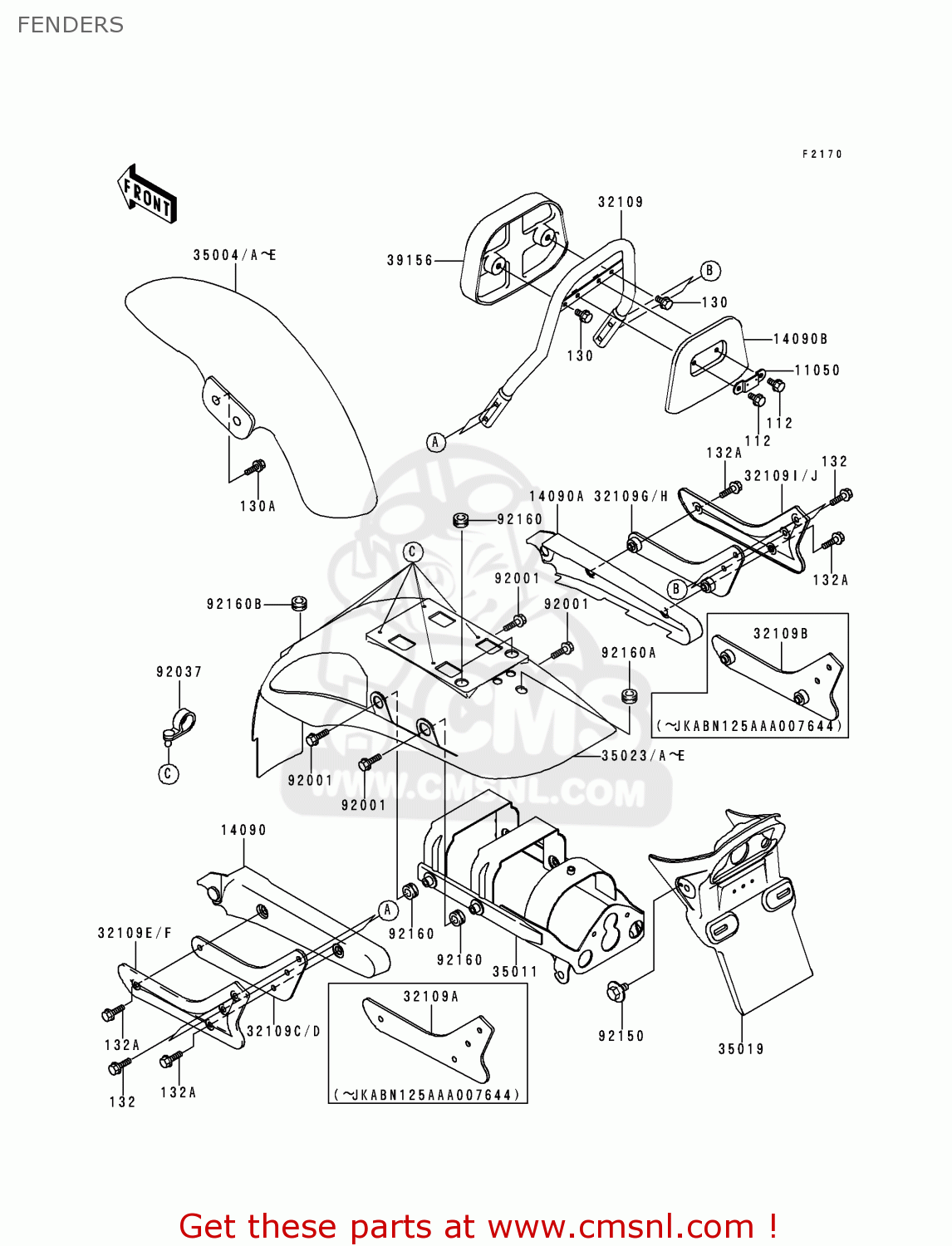 FENDERS BN125A2 ELIMINATOR 1999 EUROPE UK FR AR FG GR NR SD SP ST