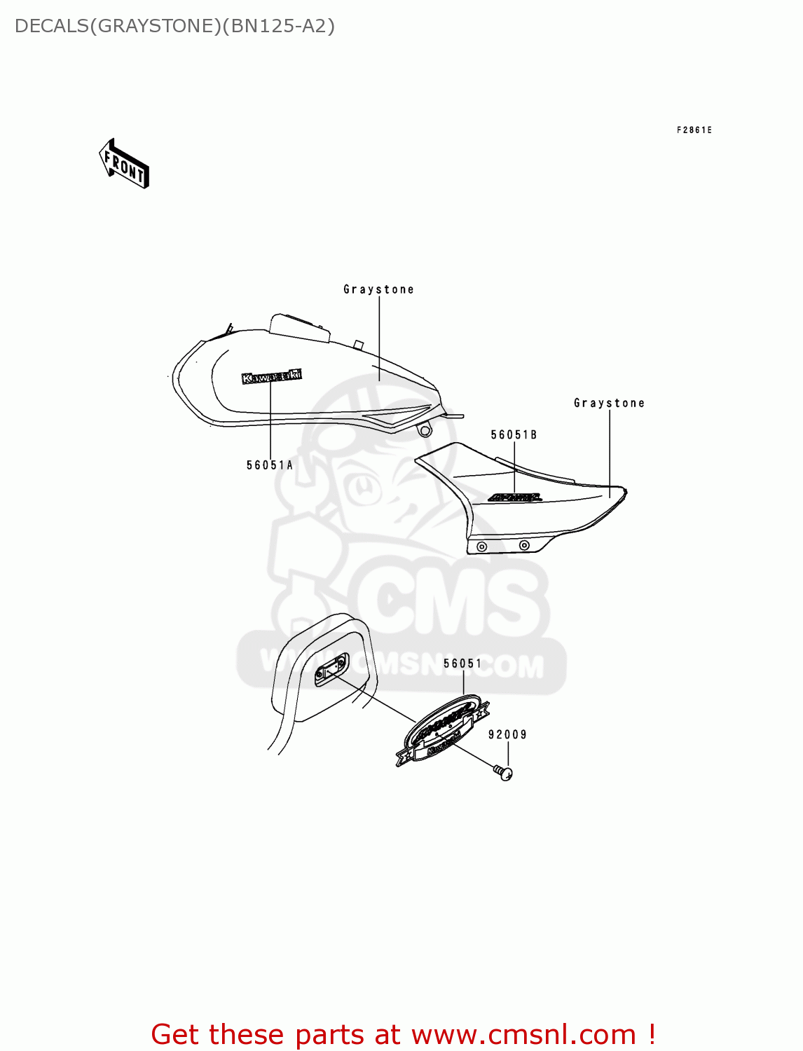 DECALS(GRAYSTONE)(BN125-A2) BN125A2 ELIMINATOR 1999 EUROPE UK FR AR FG GR NR SD SP ST