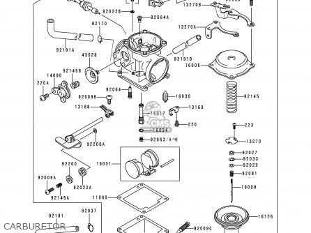 CARBURETOR - BN125A2 ELIMINATOR 1999 EUROPE UK FR AR FG GR NR SD SP ST