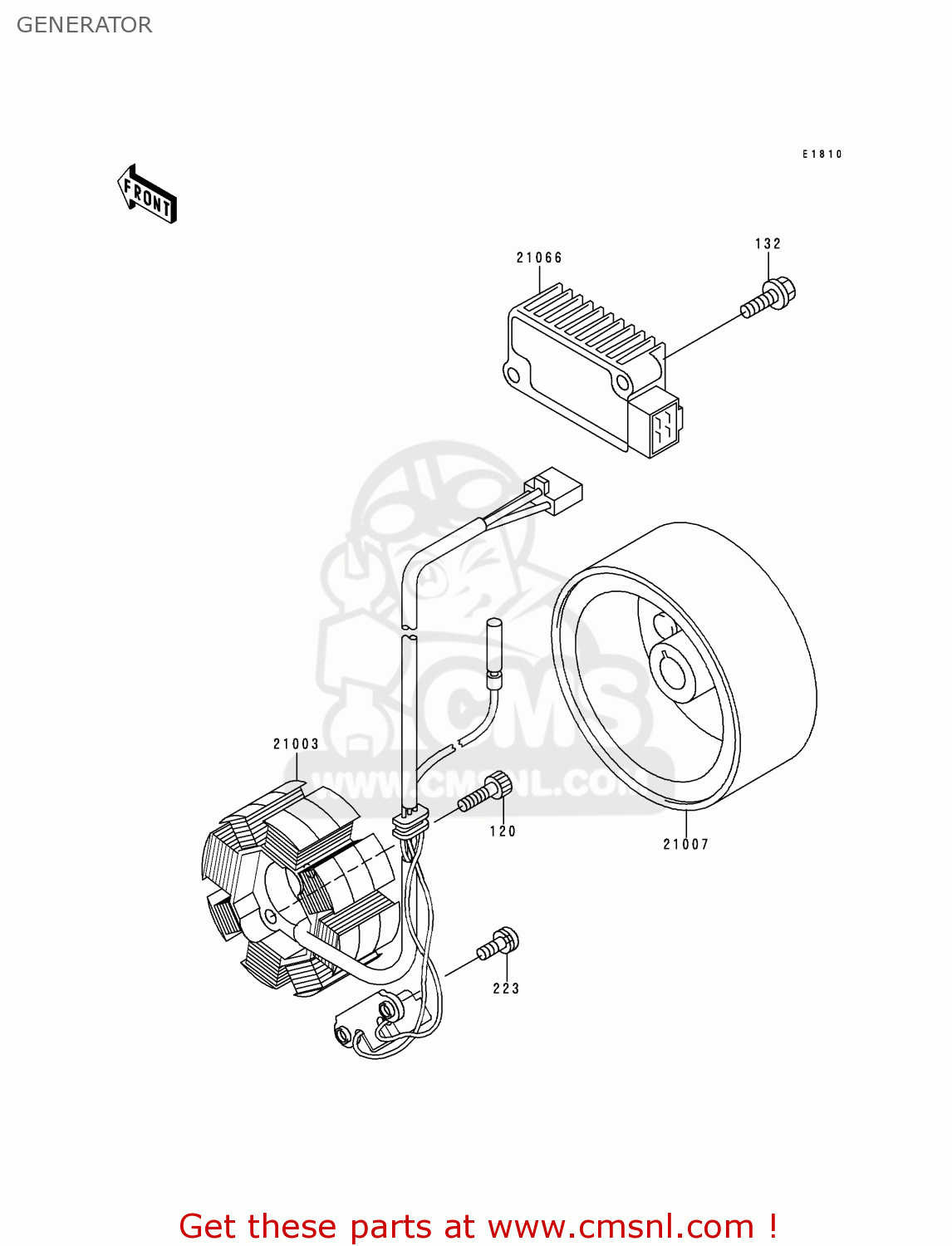 GENERATOR BN125A3 ELIMINATOR 2000 EUROPE UK FR NR
