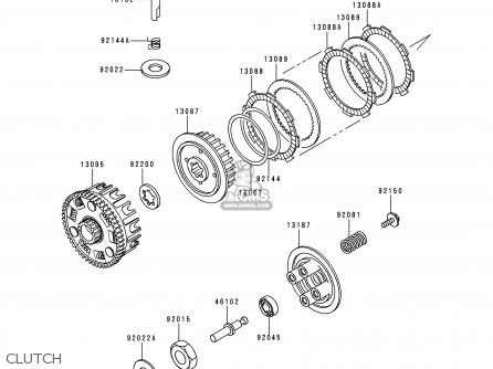 CLUTCH - BN125A3 ELIMINATOR 2000 EUROPE UK FR NR