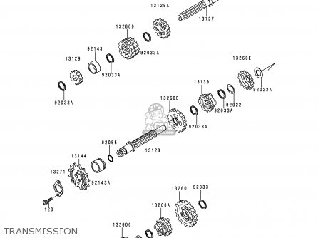 TRANSMISSION - BN125A3 ELIMINATOR 2000 EUROPE UK FR NR