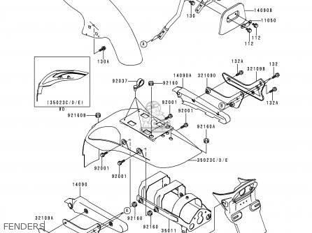 FENDERS - BN125A3 ELIMINATOR 2000 EUROPE UK FR NR
