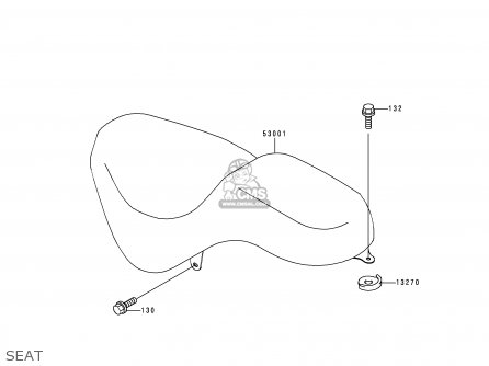 SEAT - BN125A3 ELIMINATOR 2000 EUROPE UK FR NR