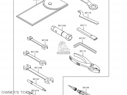 OWNER'S TOOLS - BN125A3 ELIMINATOR 2000 EUROPE UK FR NR