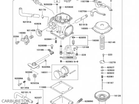CARBURETOR - BN125A4 ELIMINATOR 2001 USA CANADA