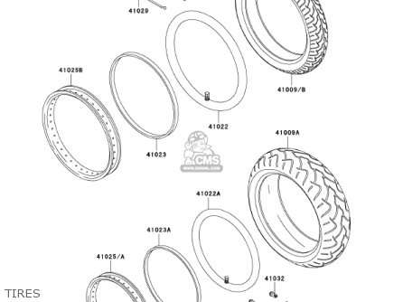 TIRES - BN125A4 ELIMINATOR 2001 USA CANADA