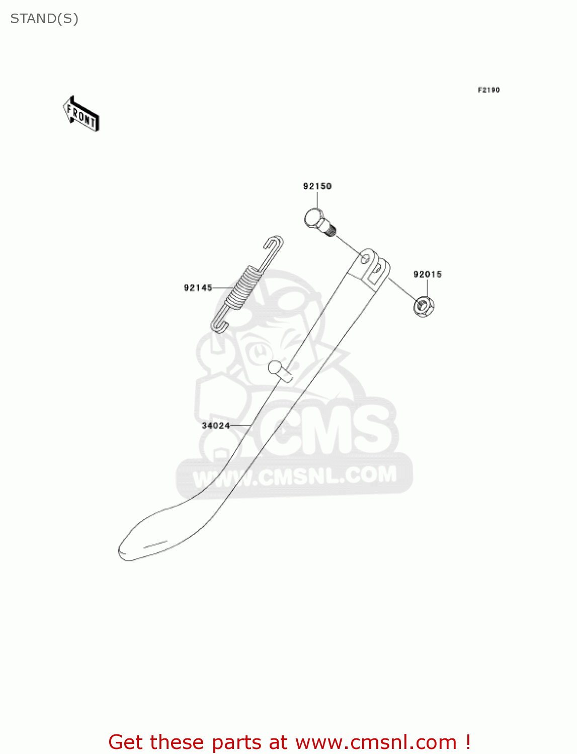 STAND(S) BN125A5 ELIMINATOR 2002 USA CALIFORNIA CANADA