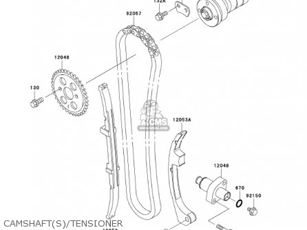 CAMSHAFT(S)/TENSIONER - BN125A5 ELIMINATOR 2002 USA CALIFORNIA CANADA