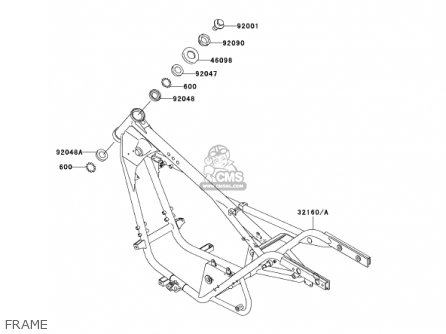 FRAME - BN125A5 ELIMINATOR 2002 USA CALIFORNIA CANADA