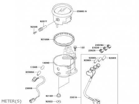 METER(S) - BN125A5 ELIMINATOR 2002 USA CALIFORNIA CANADA