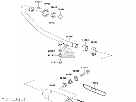 MUFFLER(S) - BN125A5 ELIMINATOR 2002 USA CALIFORNIA CANADA