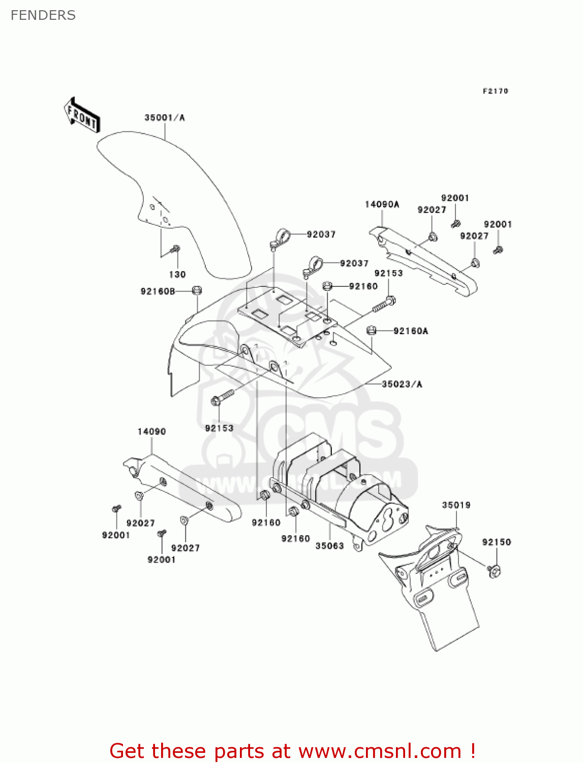 FENDERS BN125A6F ELIMINATOR 2006 USA CALIFORNIA