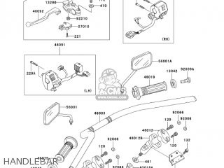 HANDLEBAR - BN125A6F ELIMINATOR 2006 USA CALIFORNIA