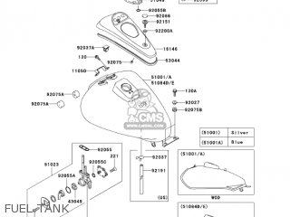 FUEL TANK - BN125A6F ELIMINATOR 2006 USA CALIFORNIA