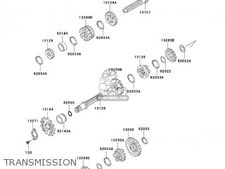 TRANSMISSION - BN125A6F ELIMINATOR 2006 USA CALIFORNIA
